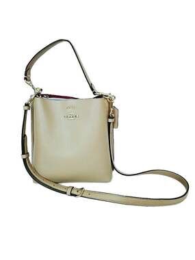 Coach Mollie Bucket Bag 22 in Pebble Leather Crossbody Purse CA177